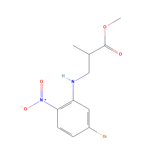 methyl 3-(5-bromo-2-nitroanilino)-2-methylpropanoate (CAS: 1407833-48-0) - Related Chemical Product