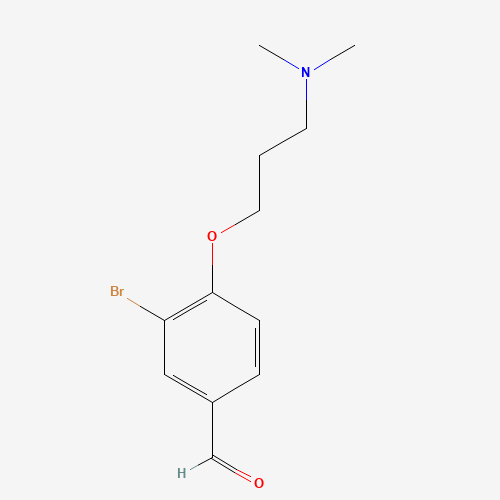 3-bromo-4-[3-(dimethylamino)propoxy]benzaldehyde (CAS: 628711-45-5) - Related Chemical Product
