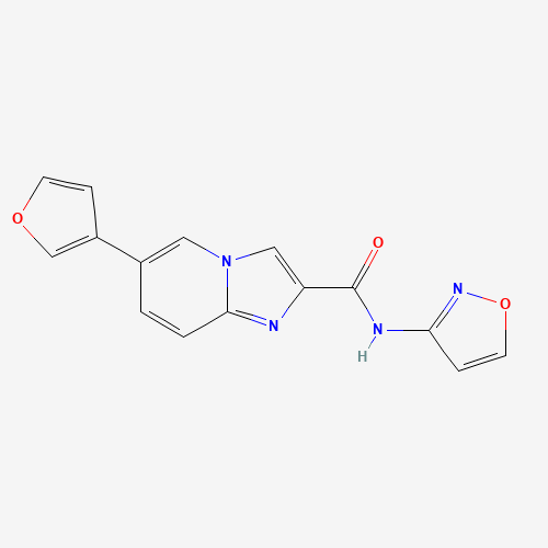 6-(furan-3-yl)-N-(1,2-oxazol-3-yl)imidazo[1,2-a]pyridine-2-carboxamide (CAS: 1186087-90-0) - Related Chemical Product