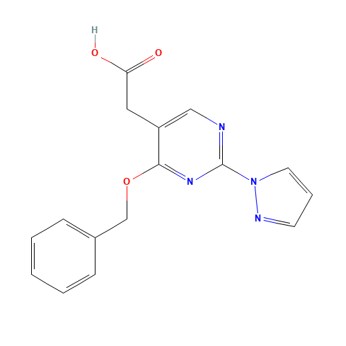 2-(4-phenylmethoxy-2-pyrazol-1-ylpyrimidin-5-yl)acetic acid (CAS: 1343461-28-8) - Related Chemical Product