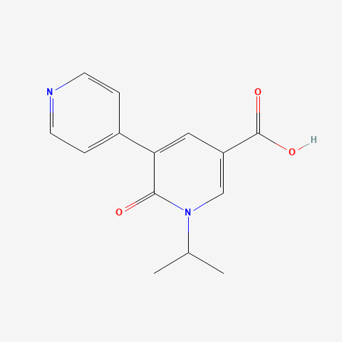 6-oxo-1-propan-2-yl-5-pyridin-4-ylpyridine-3-carboxylic acid (CAS: 939411-77-5) - Related Chemical Product