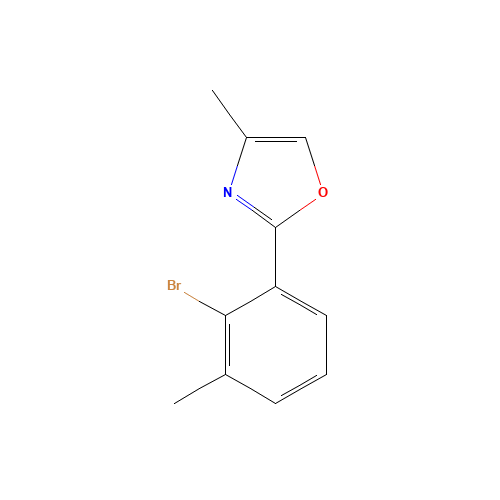 2-(2-bromo-3-methylphenyl)-4-methyl-1,3-oxazole (CAS: 1319197-02-8) - Related Chemical Product