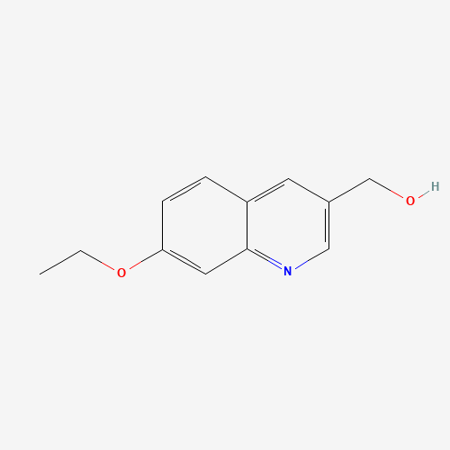 (7-ethoxyquinolin-3-yl)methanol (CAS: 1393579-23-1) - Chemical Structure and Molecular Formula 