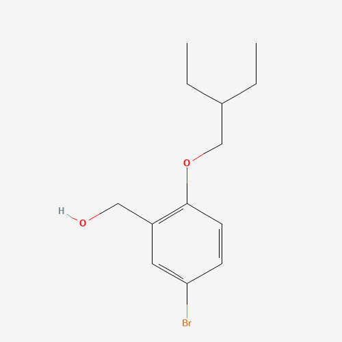 [5-bromo-2-(2-ethylbutoxy)phenyl]methanol (CAS: 1444177-08-5) - Related Chemical Product