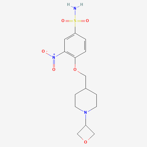 3-nitro-4-[[1-(oxetan-3-yl)piperidin-4-yl]methoxy]benzenesulfonamide (CAS: 1257047-53-2) - Related Chemical Product