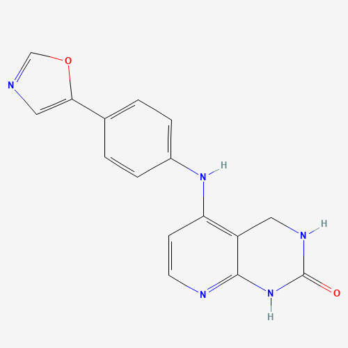 5-[4-(1,3-oxazol-5-yl)anilino]-3,4-dihydro-1H-pyrido[2,3-d]pyrimidin-2-one (CAS: 1265636-70-1) - Related Chemical Product