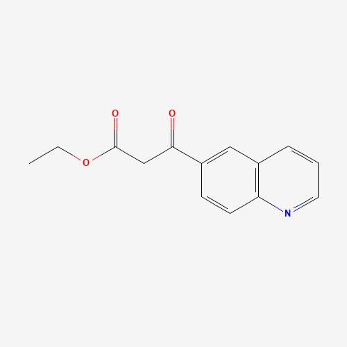ethyl 3-oxo-3-quinolin-6-ylpropanoate (CAS: 858646-09-0) - Related Chemical Product