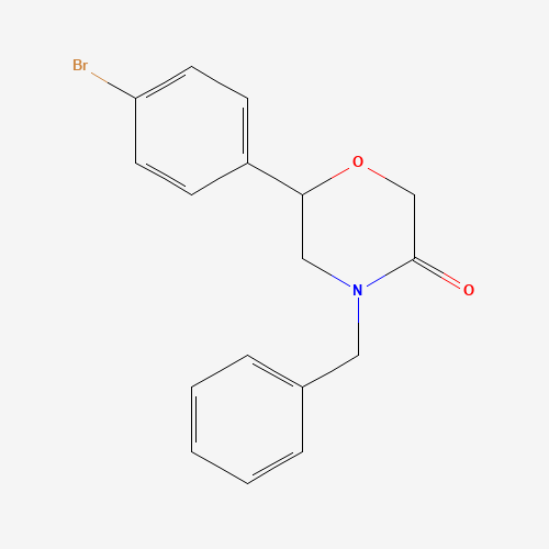 4-benzyl-6-(4-bromophenyl)morpholin-3-one (CAS: 1131220-76-2) - Related Chemical Product