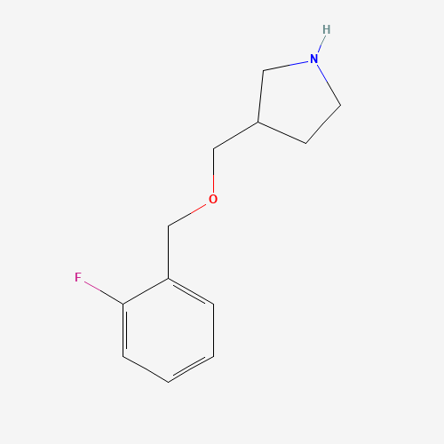 3-[(2-fluorophenyl)methoxymethyl]pyrrolidine (CAS: 1220172-83-7) - Related Chemical Product