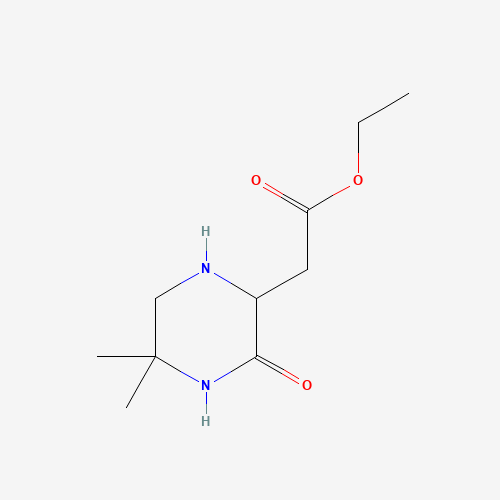 ethyl 2-(5,5-dimethyl-3-oxopiperazin-2-yl)acetate (CAS: 129355-69-7) - Related Chemical Product