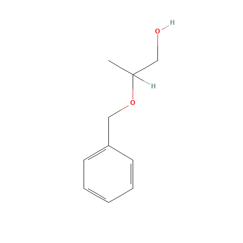 2-phenylmethoxypropan-1-ol (CAS: 70448-03-2) - Chemical Structure and Molecular Formula 