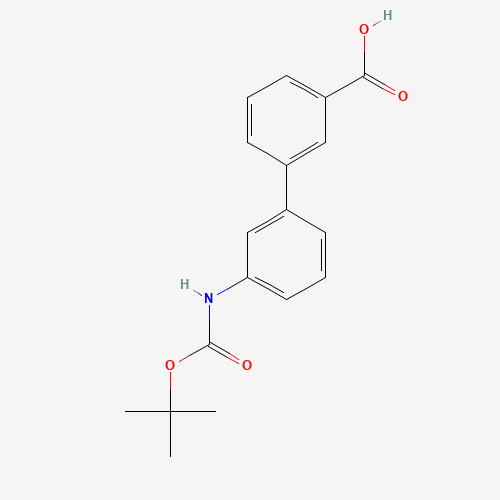 3-[3-[(2-methylpropan-2-yl)oxycarbonylamino]phenyl]benzoic acid (CAS: 904086-01-7) - Related Chemical Product