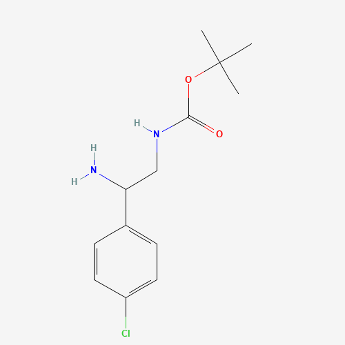 tert-butyl N-[2-amino-2-(4-chlorophenyl)ethyl]carbamate (CAS: 939760-49-3) - Related Chemical Product