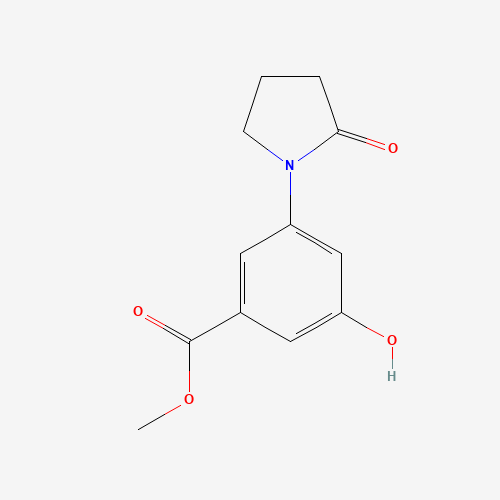 methyl 3-hydroxy-5-(2-oxopyrrolidin-1-yl)benzoate (CAS: 537658-12-1) - Related Chemical Product