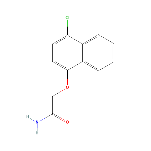 2-(4-chloronaphthalen-1-yl)oxyacetamide (CAS: 91961-43-2) - Chemical Structure and Molecular Formula 
