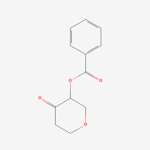 (4-oxooxan-3-yl) benzoate (CAS: 872312-35-1) - Chemical Structure and Molecular Formula 