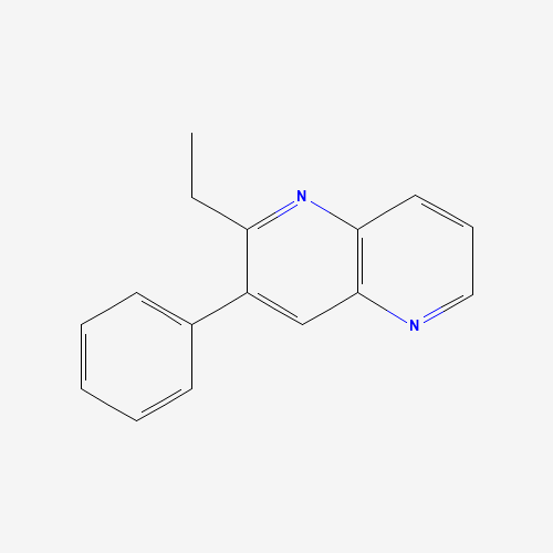 2-ethyl-3-phenyl-1,5-naphthyridine (CAS: 1312605-78-9) - Chemical Structure and Molecular Formula 