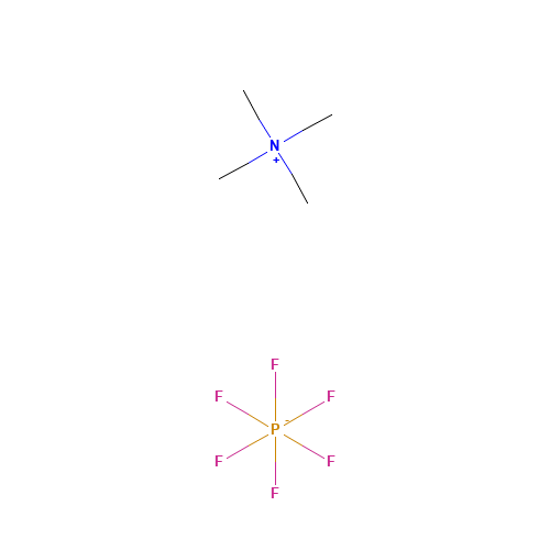 tetramethylazanium;hexafluorophosphate (CAS: 558-32-7) - Chemical Structure and Molecular Formula 