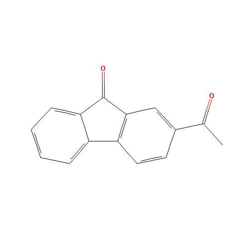 2-acetylfluoren-9-one (CAS: 42136-05-0) - Chemical Structure and Molecular Formula 