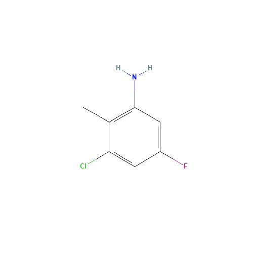 3-chloro-5-fluoro-2-methylaniline (CAS: 886761-87-1) - Related Chemical Product