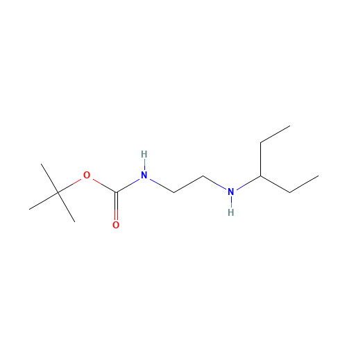 tert-butyl N-[2-(pentan-3-ylamino)ethyl]carbamate (CAS: 1284246-72-5) - Related Chemical Product
