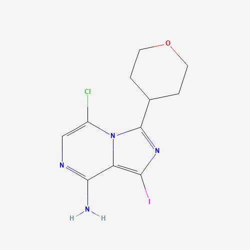 5-chloro-1-iodo-3-(oxan-4-yl)imidazo[1,5-a]pyrazin-8-amine (CAS: 1419223-11-2) - Related Chemical Product