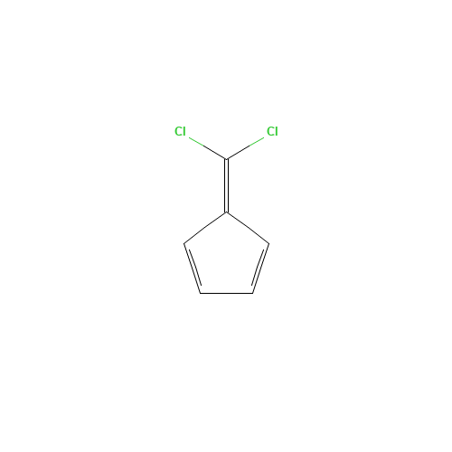 5-(dichloromethylidene)cyclopenta-1,3-diene (CAS: 35310-97-5) - Chemical Structure and Molecular Formula 