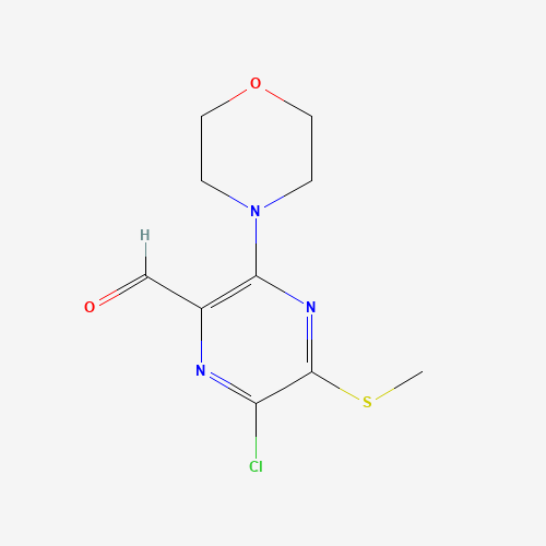 6-chloro-5-methylsulfanyl-3-morpholin-4-ylpyrazine-2-carbaldehyde (CAS: 90601-48-2) - Related Chemical Product