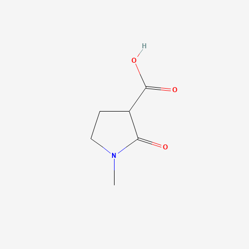 1-methyl-2-oxopyrrolidine-3-carboxylic acid (CAS: 30932-84-4) - Chemical Structure and Molecular Formula 