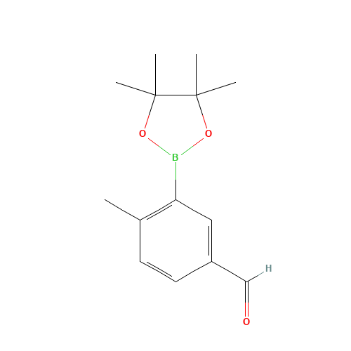 4-methyl-3-(4,4,5,5-tetramethyl-1,3,2-dioxaborolan-2-yl)benzaldehyde (CAS: 847560-50-3) - Related Chemical Product