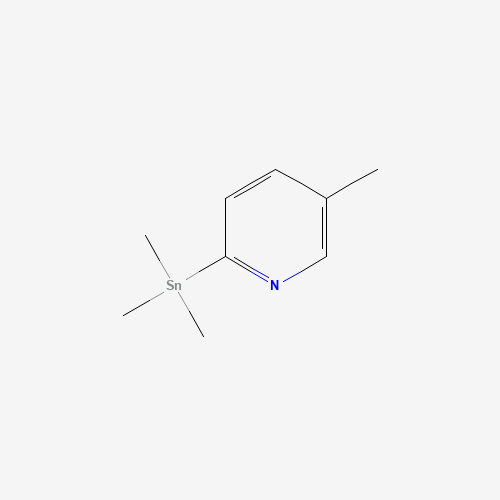 trimethyl-(5-methylpyridin-2-yl)stannane (CAS: 183368-55-0) - Chemical Structure and Molecular Formula 