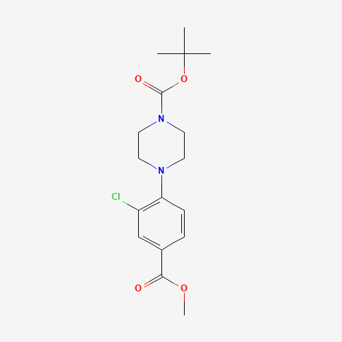tert-butyl 4-(2-chloro-4-methoxycarbonylphenyl)piperazine-1-carboxylate (CAS: 906559-46-4) - Related Chemical Product
