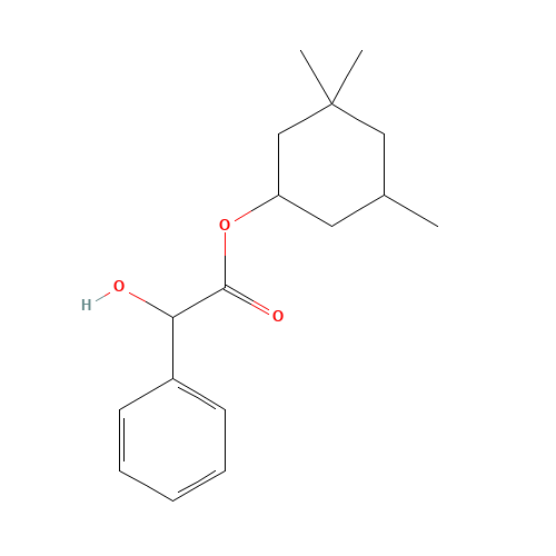 (3,3,5-trimethylcyclohexyl) 2-hydroxy-2-phenylacetate (CAS: 456-59-7) - Related Chemical Product