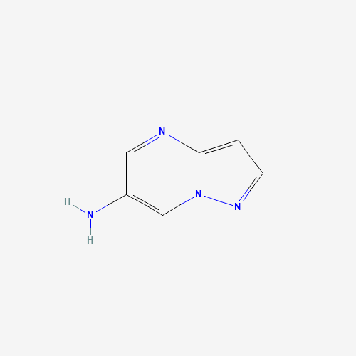 pyrazolo[1,5-a]pyrimidin-6-amine (CAS: 1018125-39-7) - Chemical Structure and Molecular Formula 