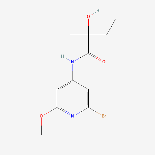 N-(2-bromo-6-methoxypyridin-4-yl)-2-hydroxy-2-methylbutanamide (CAS: 1433905-03-3) - Related Chemical Product