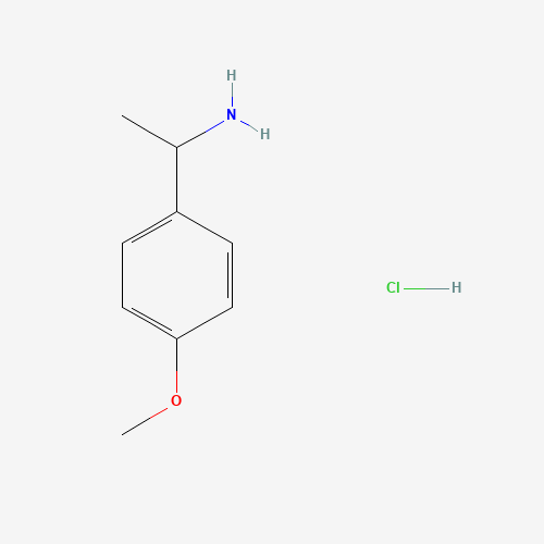 1-(4-methoxyphenyl)ethanamine;hydrochloride (CAS: 90642-63-0) - Chemical Structure and Molecular Formula 