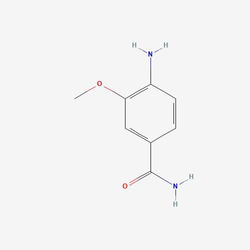 4-amino-3-methoxybenzamide (CAS: 211374-82-2) - Chemical Structure and Molecular Formula 