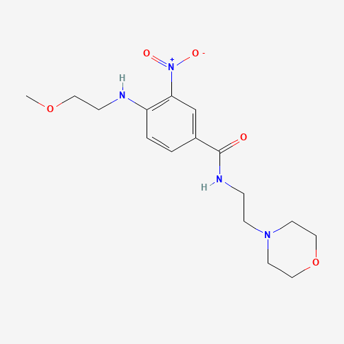 4-(2-methoxyethylamino)-N-(2-morpholin-4-ylethyl)-3-nitrobenzamide (CAS: 1015992-68-3) - Related Chemical Product