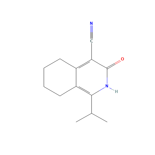 3-oxo-1-propan-2-yl-5,6,7,8-tetrahydro-2H-isoquinoline-4-carbonitrile (CAS: 371930-42-6) - Related Chemical Product