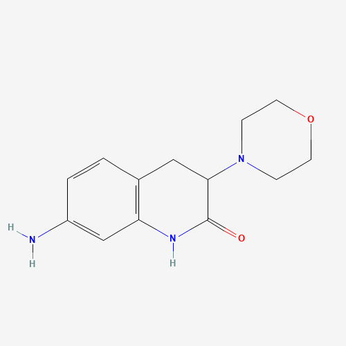 7-amino-3-morpholin-4-yl-3,4-dihydro-1H-quinolin-2-one (CAS: 1042973-04-5) - Related Chemical Product