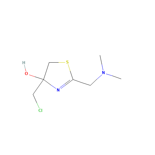 4-(chloromethyl)-2-[(dimethylamino)methyl]-5H-1,3-thiazol-4-ol (CAS: 92759-37-0) - Related Chemical Product