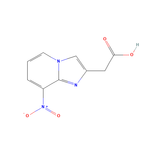 2-(8-nitroimidazo[1,2-a]pyridin-2-yl)acetic acid (CAS: 59128-17-5) - Related Chemical Product