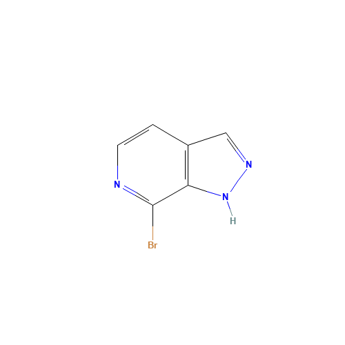 7-bromo-1H-pyrazolo[3,4-c]pyridine (CAS: 957760-11-1) - Chemical Structure and Molecular Formula 