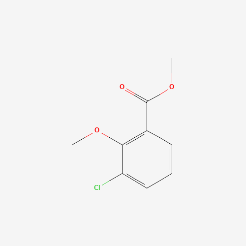 methyl 3-chloro-2-methoxybenzoate (CAS: 92992-36-4) - Chemical Structure and Molecular Formula 