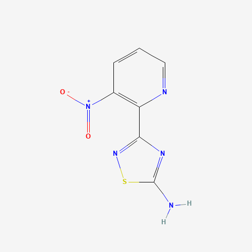 3-(3-nitropyridin-2-yl)-1,2,4-thiadiazol-5-amine (CAS: 1179359-58-0) - Related Chemical Product