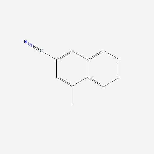 4-methylnaphthalene-2-carbonitrile (CAS: 112929-90-5) - Chemical Structure and Molecular Formula 