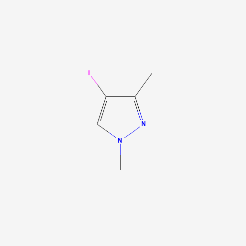 4-iodo-1,3-dimethylpyrazole (CAS: 6647-97-8) - Chemical Structure and Molecular Formula 