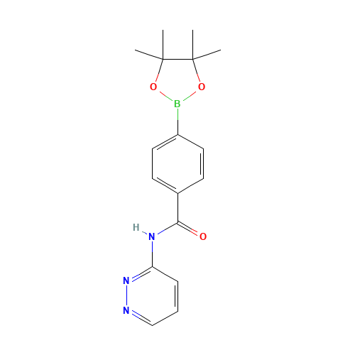 N-pyridazin-3-yl-4-(4,4,5,5-tetramethyl-1,3,2-dioxaborolan-2-yl)benzamide (CAS: 1419221-37-6) - Related Chemical Product