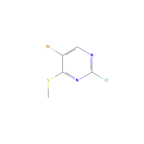 5-bromo-2-chloro-4-methylsulfanylpyrimidine (CAS: 59549-51-8) - Related Chemical Product