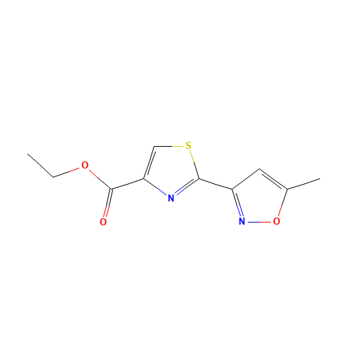 ethyl 2-(5-methyl-1,2-oxazol-3-yl)-1,3-thiazole-4-carboxylate (CAS: 175277-28-8) - Related Chemical Product